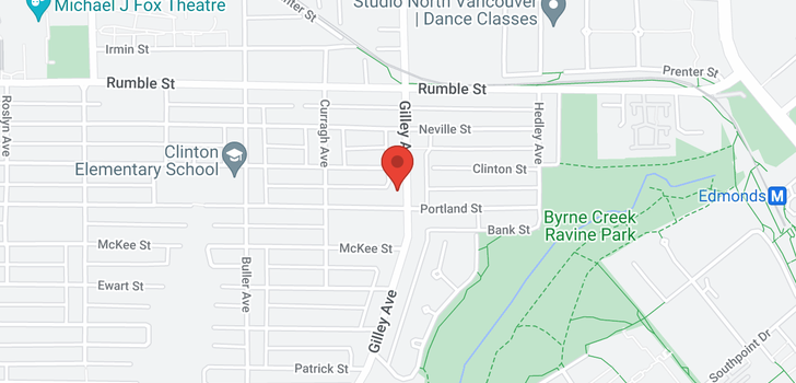 map of 7855 GILLEY AVENUE